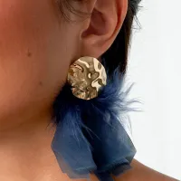 Cercei Feather Babe Blue_1